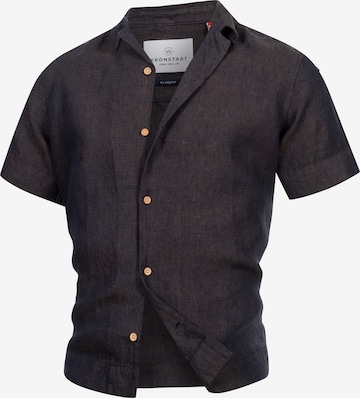 Kronstadt Button Up Shirt 'Ayers' in Brown: front