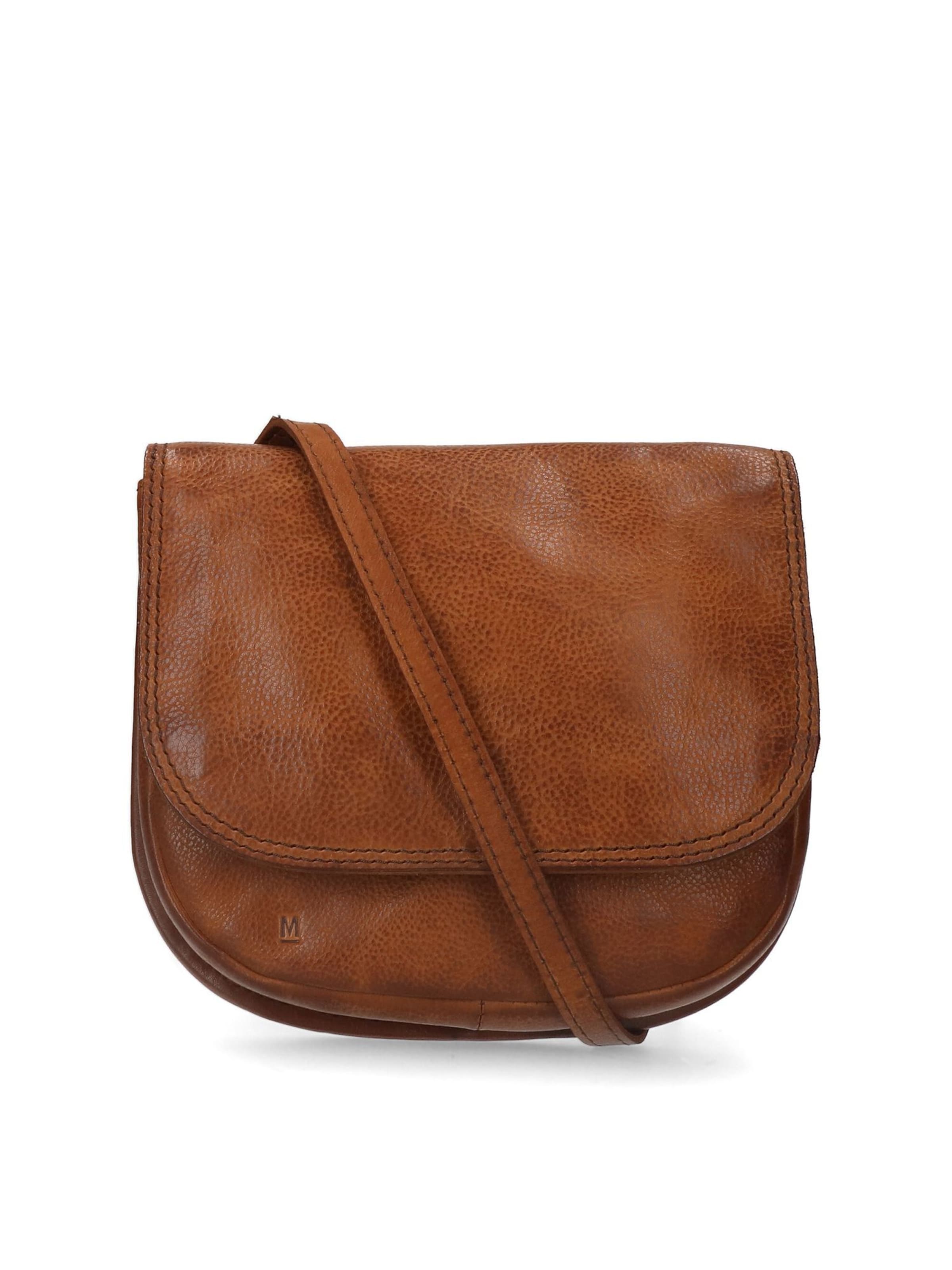 MANFIELD Umhängetasche in Braun: Vorderseite