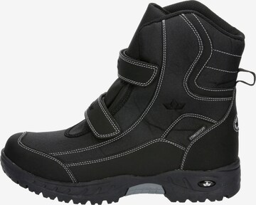 LICO Schnürstiefel in Schwarz