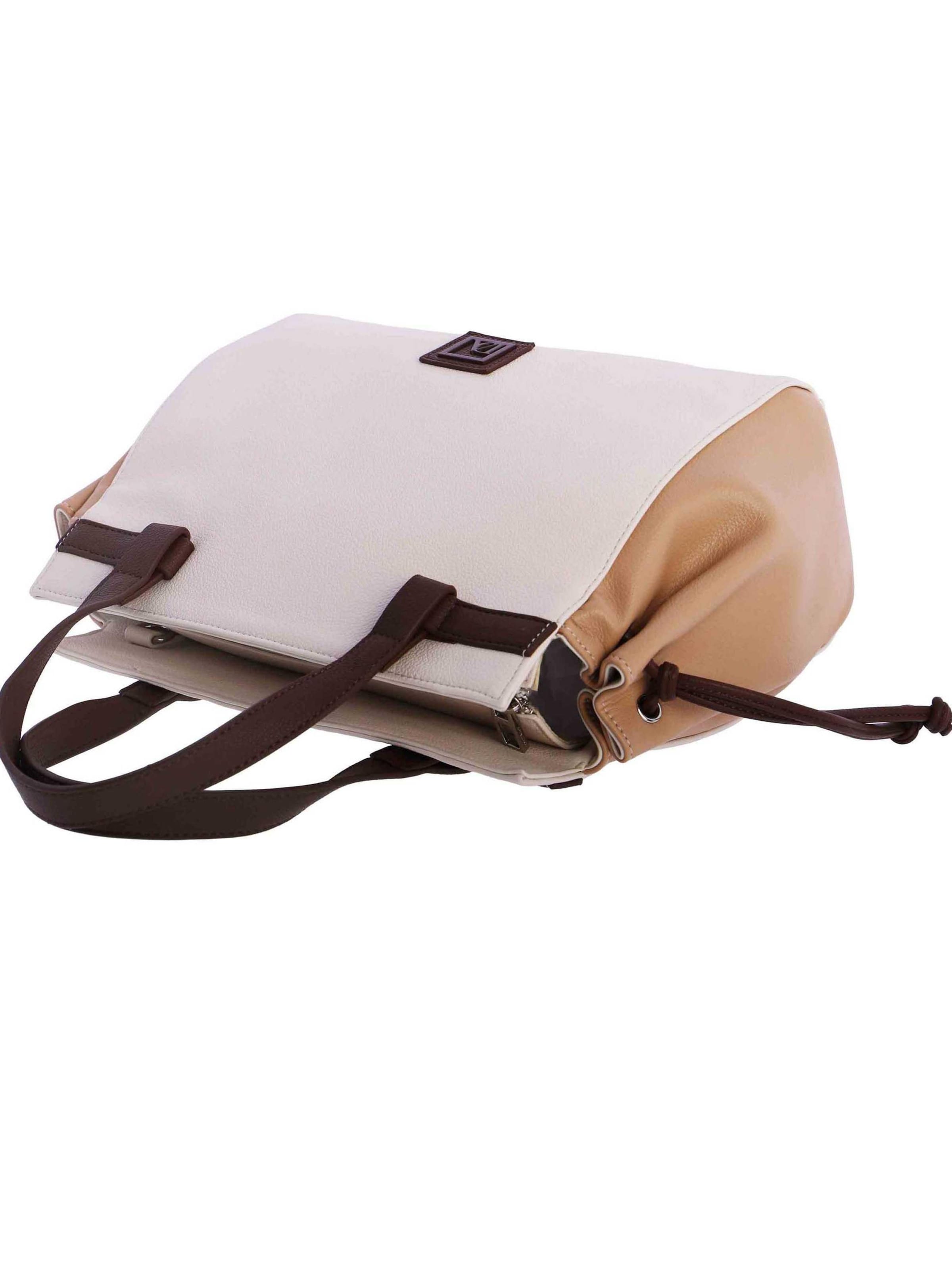 Don Algodon - Bolso de mano 'Talía' en blanco