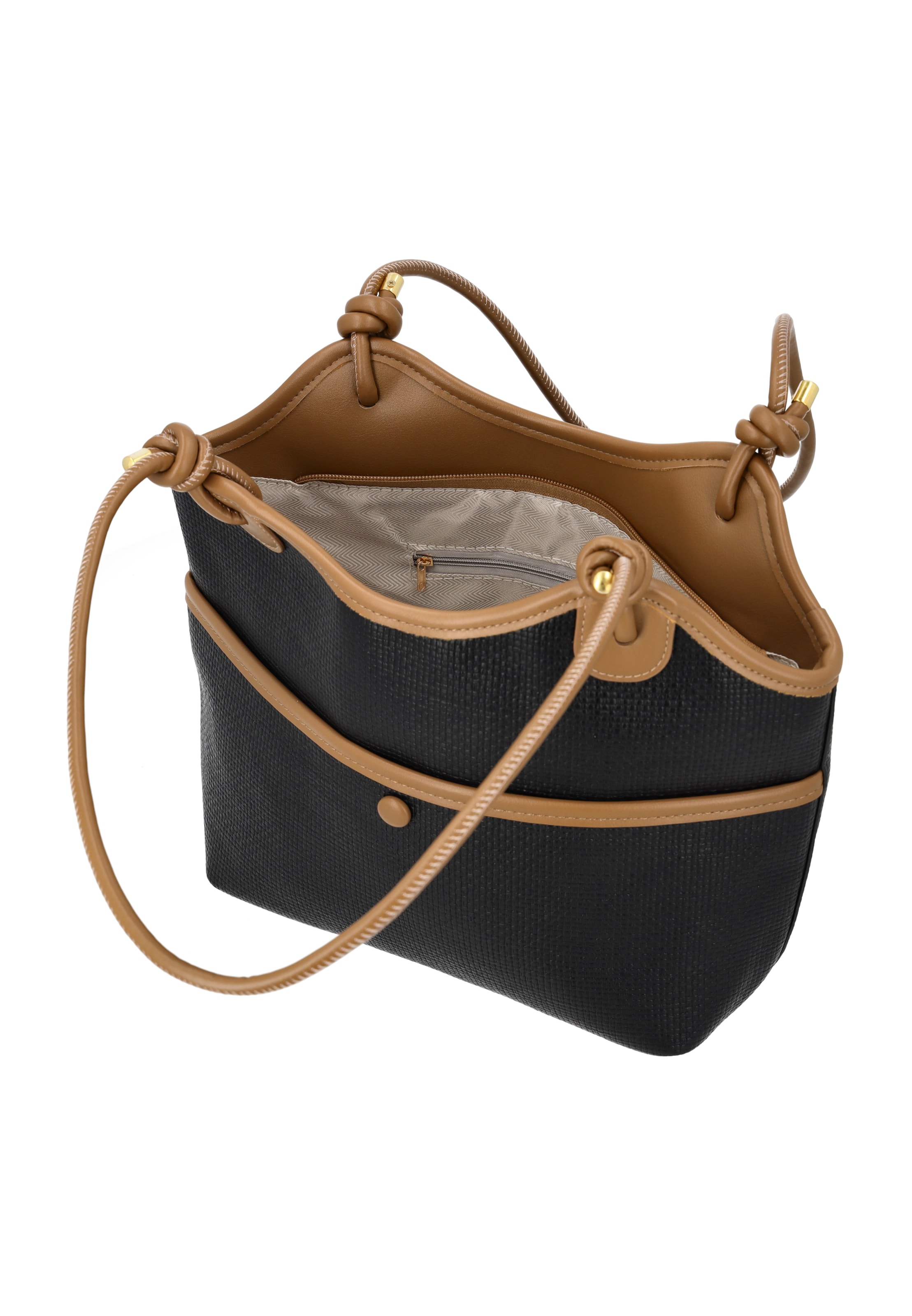 Usha Schultertasche in Schwarz
