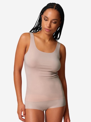 Skiny Tanktop ' Modal Invisible ' in Beige: Vorderseite