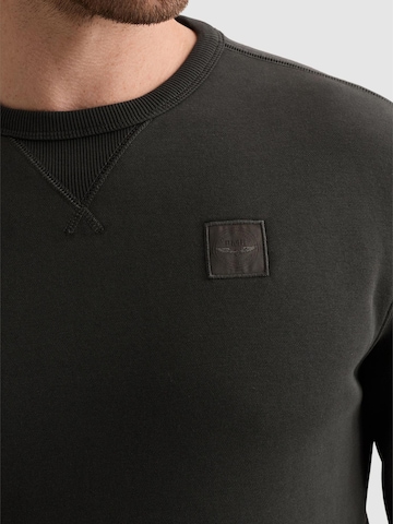 Sweat-shirt 'Sweatshirt with crewneck and tonal badge' PME Legend en gris