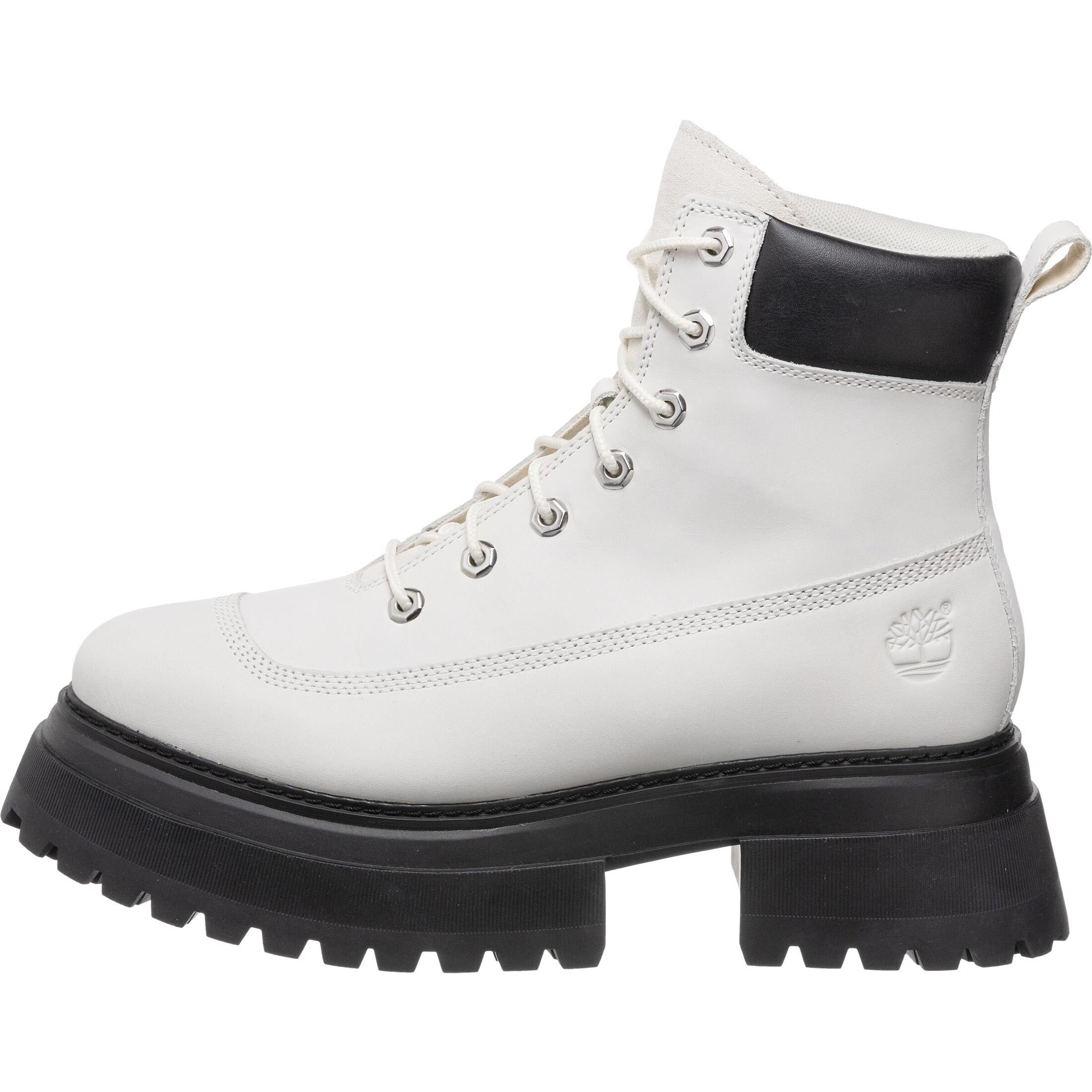 TIMBERLAND Veterlaarsjes in Wit: voorkant