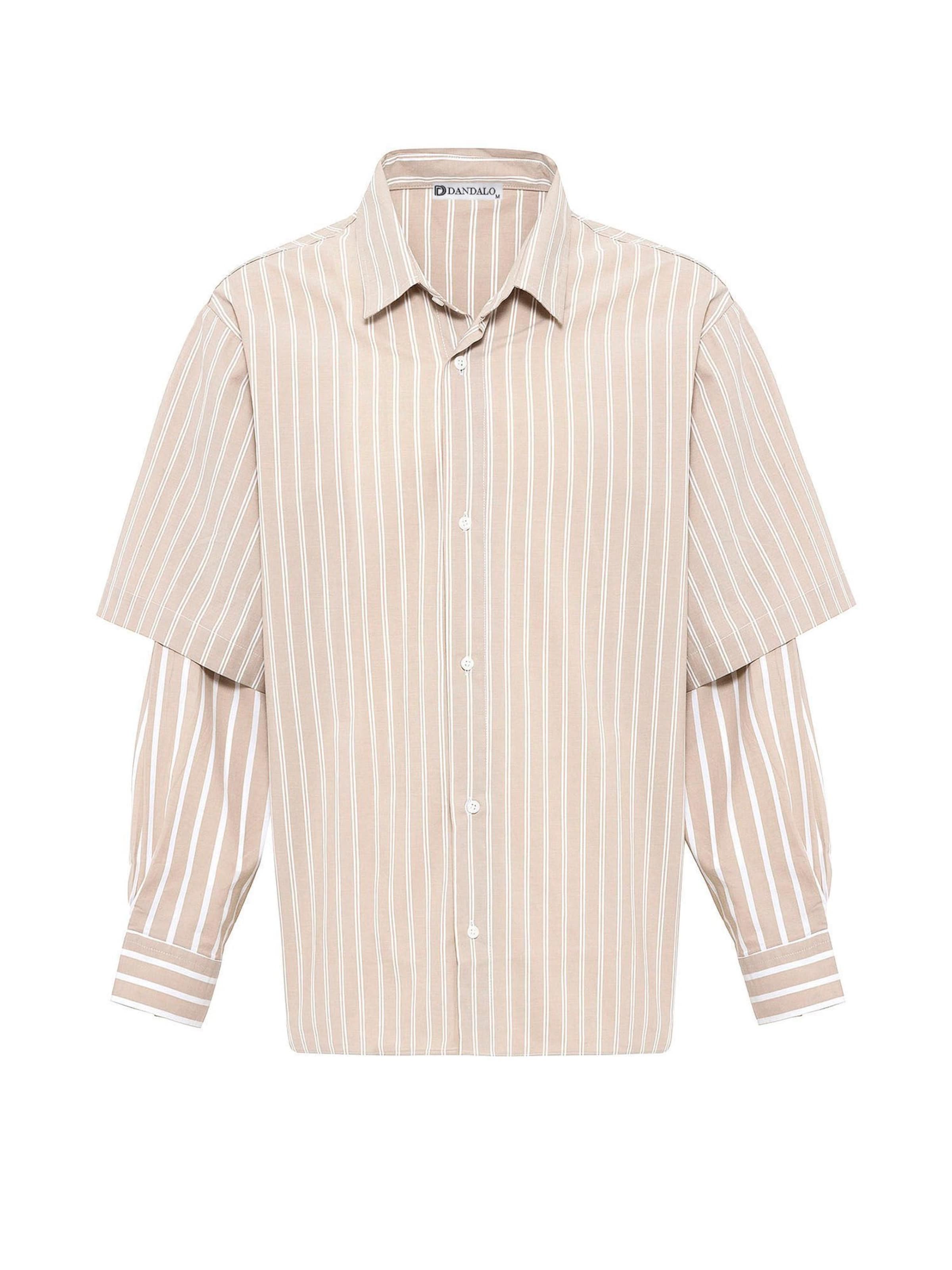Dandalo Классический крой Рубашка в Бежевый: спереди