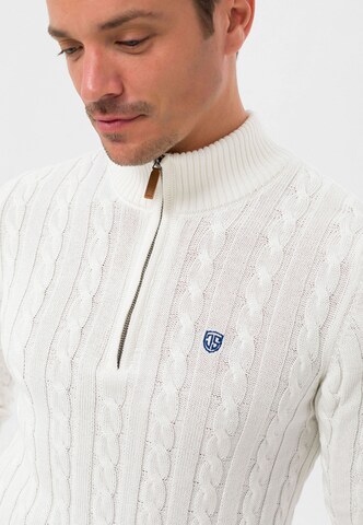 Pull-over Jimmy Sanders en blanc