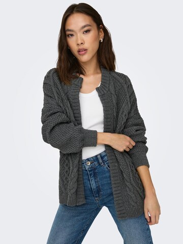 ONLY Strickjacke 'ANNIKA' in Grau