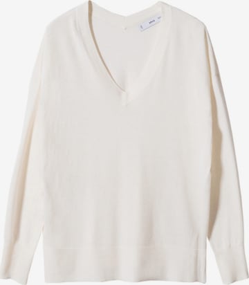 MANGO Sweater 'LOMBIA' in Beige: front