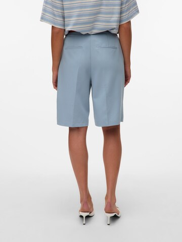 VERO MODA Loose fit Trousers with creases in Blue