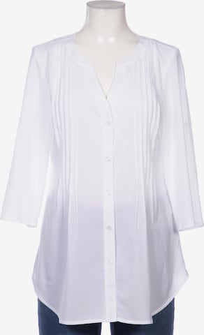 Mandarin Bluse M in Weiß: predná strana