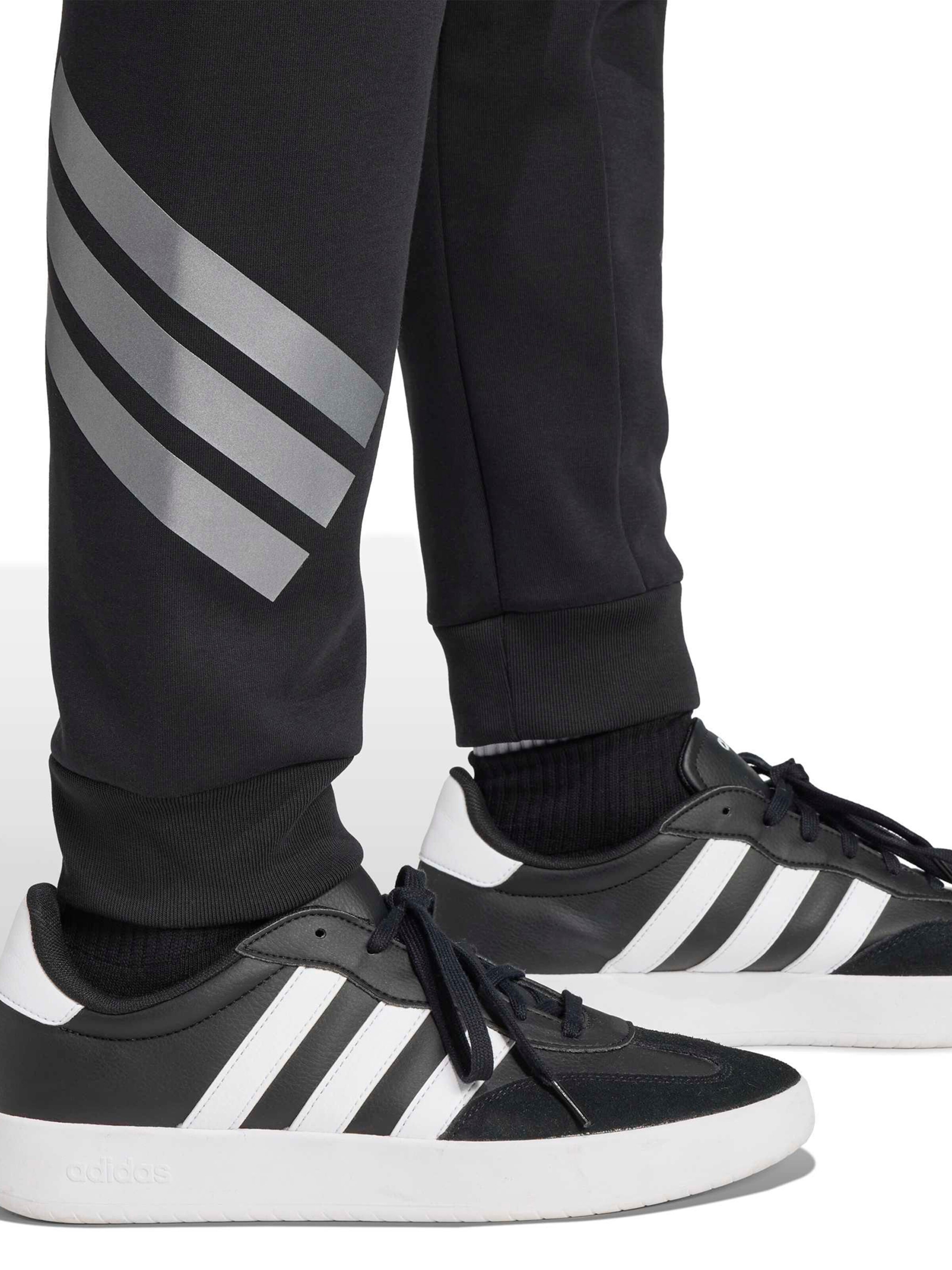 ADIDAS SPORTSWEARTapered Sportske hlače 'FI' - crna boja