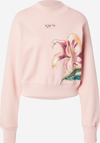 GUESS Sweatshirt i rosa: framsida