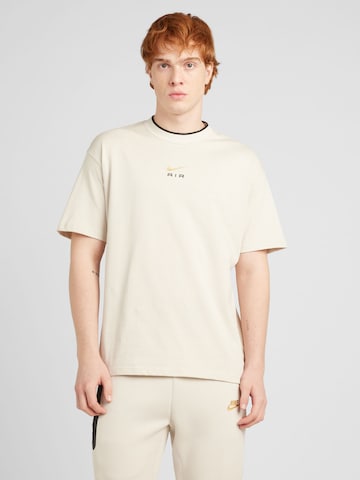 Nike Sportswear T-Shirt 'AIR' in Braun: predná strana
