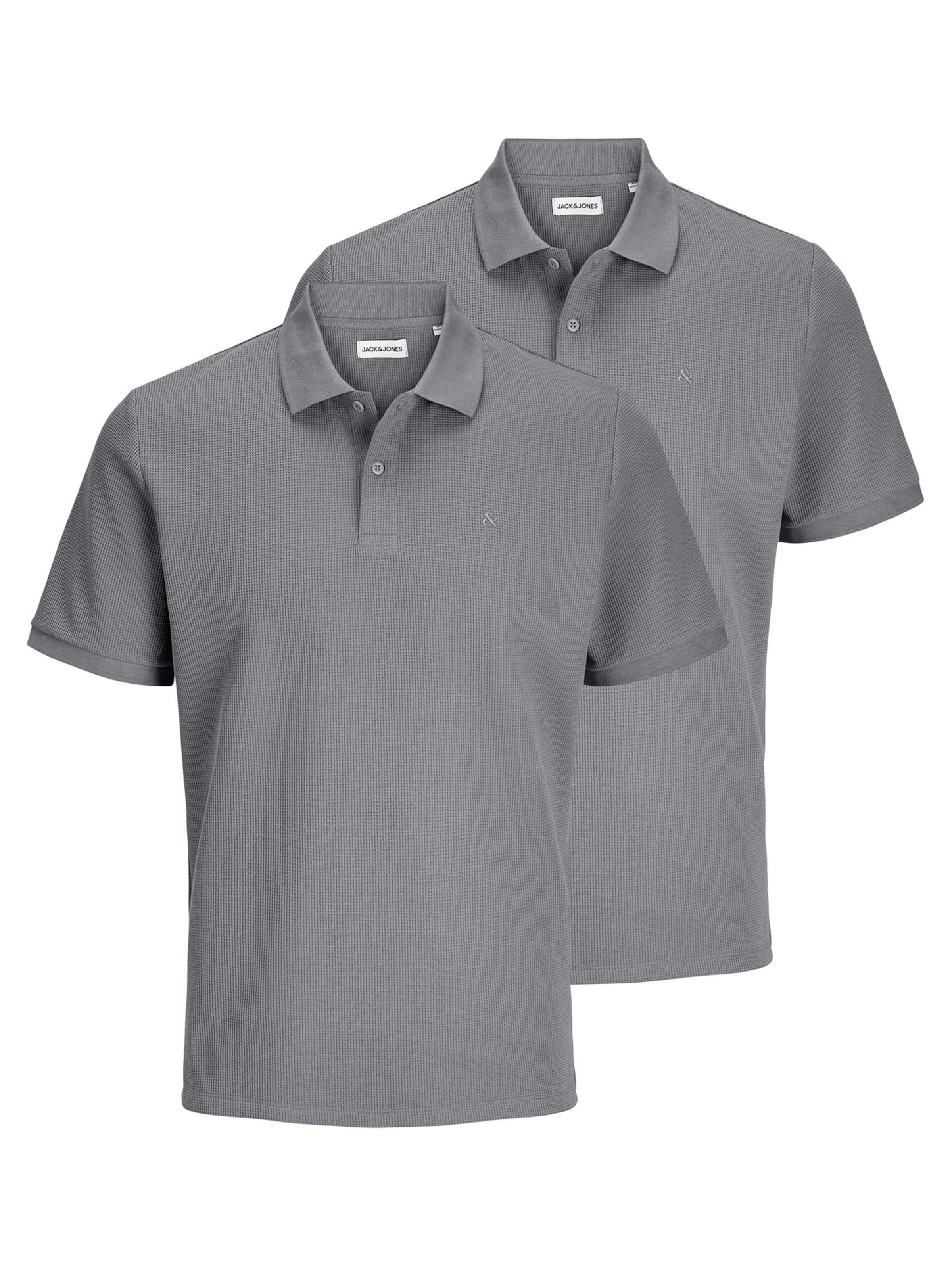 JACK & JONES Shirt 'Austin' in Grey: front