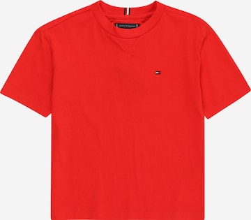 TOMMY HILFIGER T-Shirt 'ESSENTIAL' in Rot: predná strana