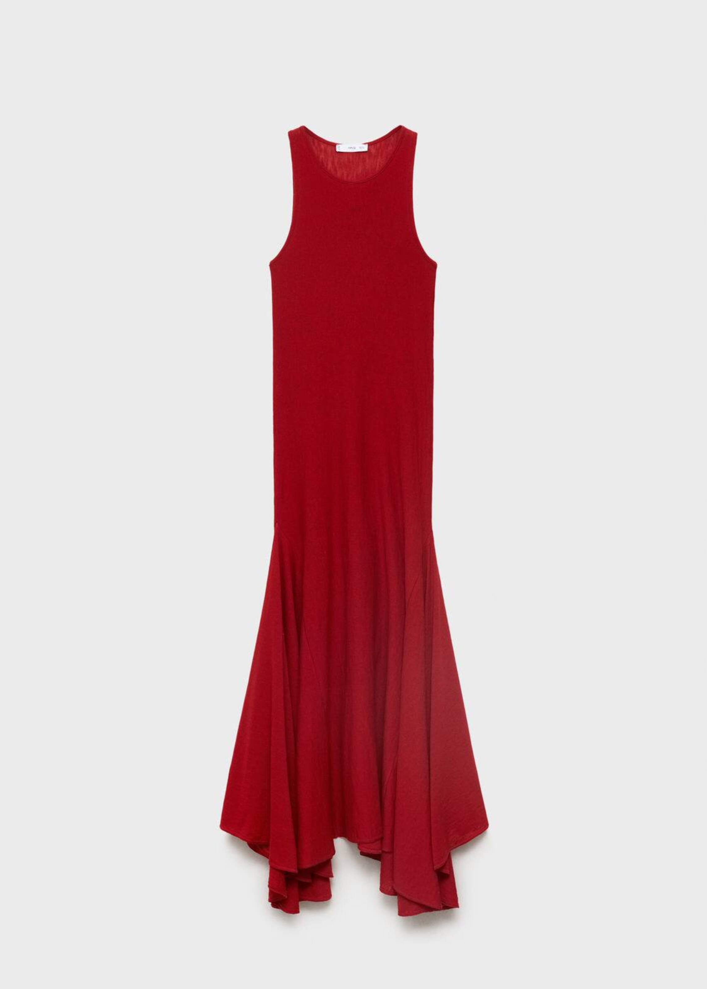 MANGO Strickkleid in Rot