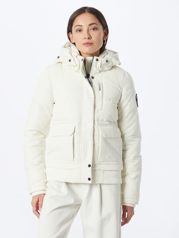 Superdry Winter jacket 'Everest' in White: front