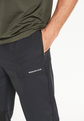 ENDURANCE Slimfit Sporthose 'Litton' in Schwarz