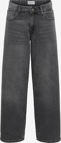 Wide Leg Jean 'ONLGIORGIA' ONLY en noir : devant