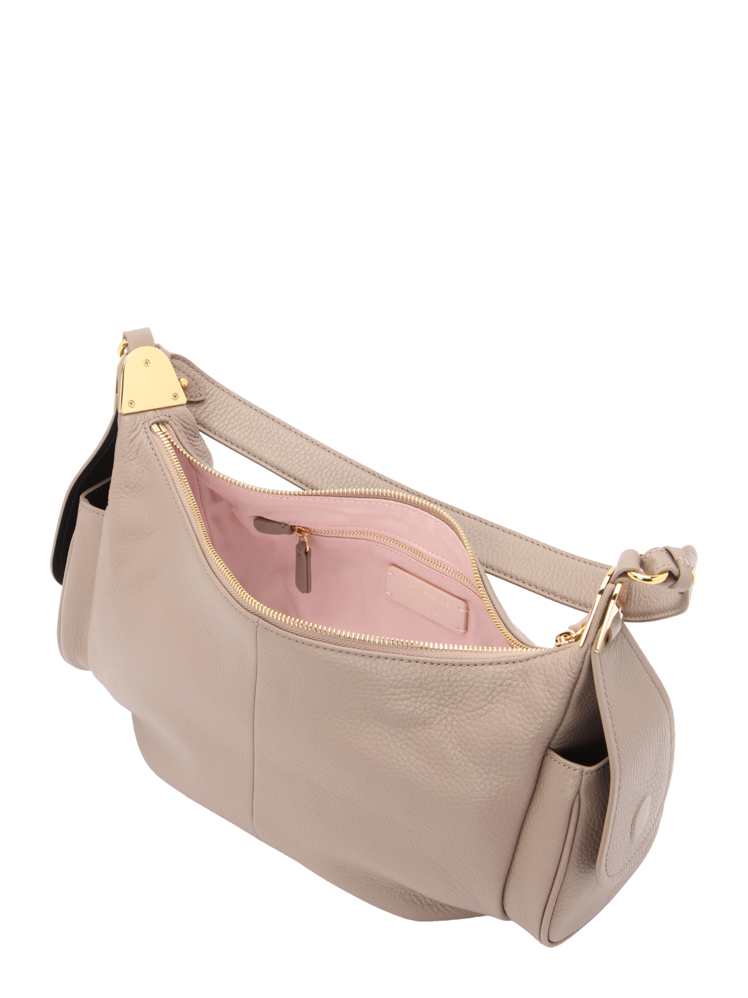 Coccinelle Shoulder Bag 'CAMPUS' in Grey: top