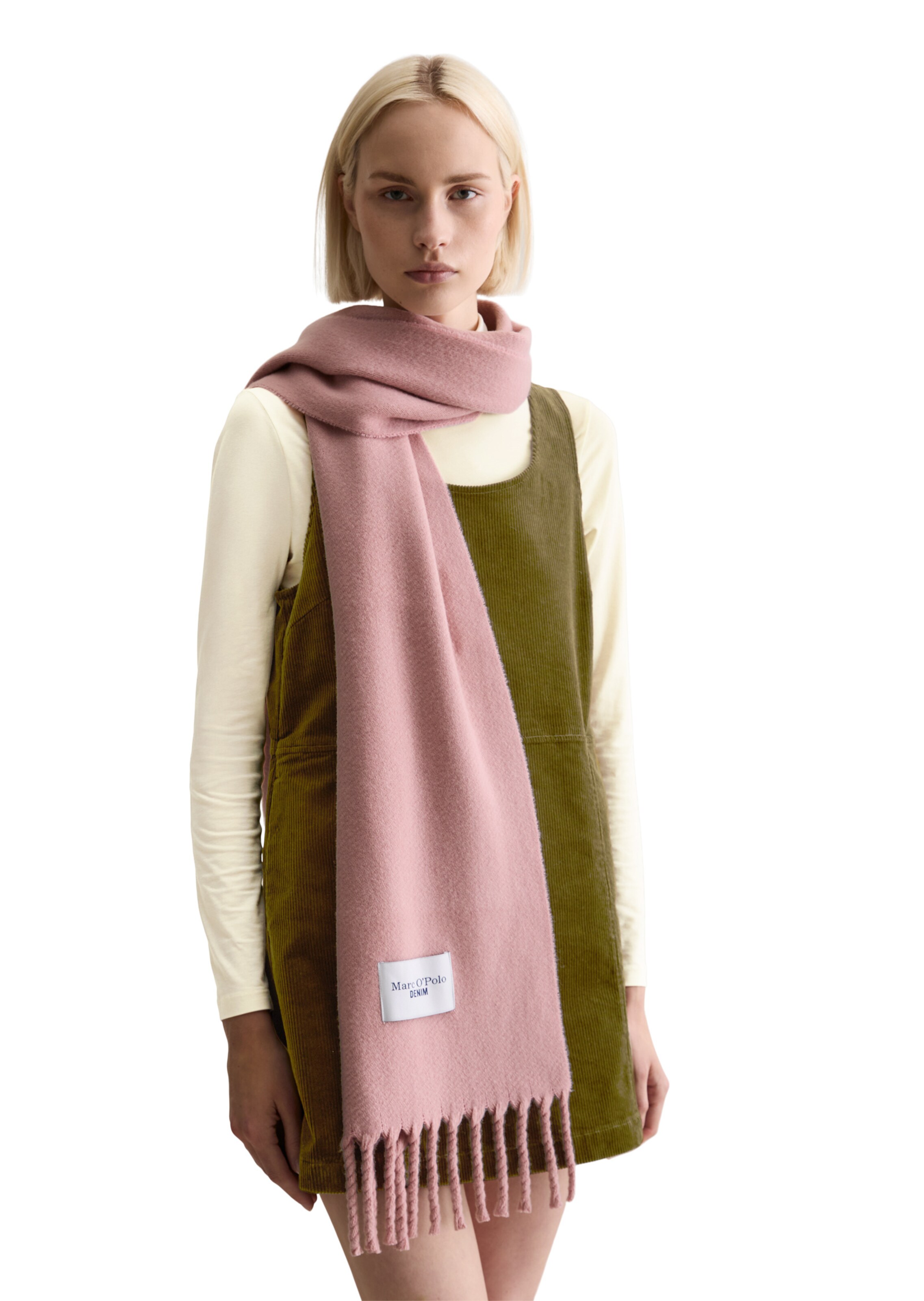 Marc O'Polo DENIM Sjaal in Roze: voorkant