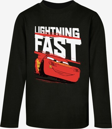 ABSOLUTE CULT Shirt 'Cars - Lightning Fast' in Zwart: voorkant