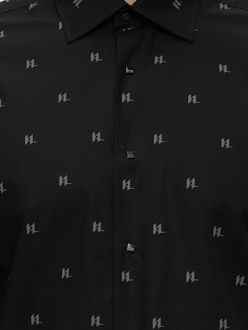 Regular fit Camicia di Karl Lagerfeld in nero