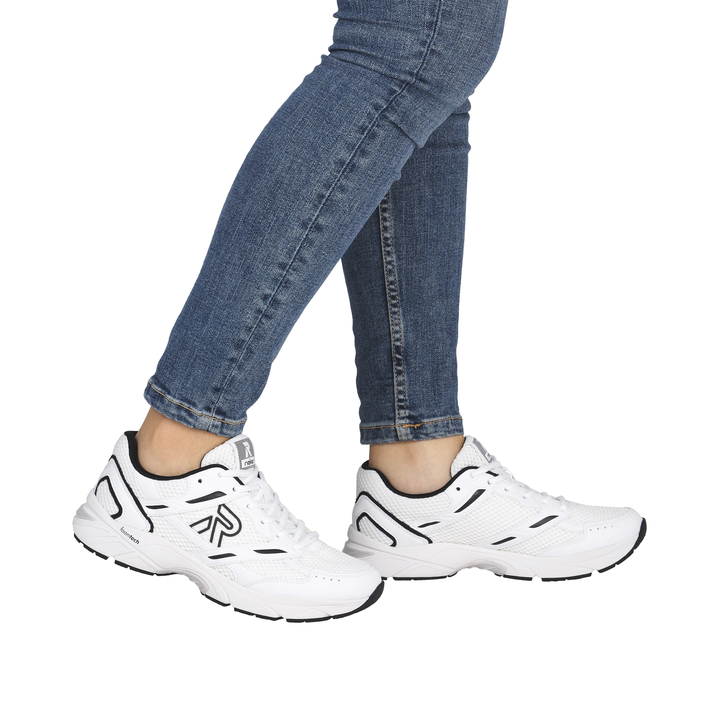 Baskets basses Rieker Sport en blanc