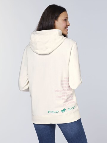 Polo Sylt Zip-Up Hoodie in White