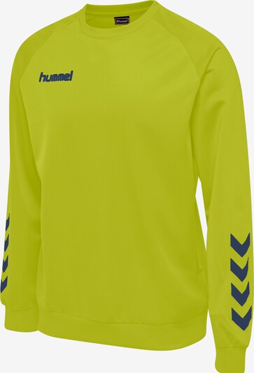Hummel Sweatshirt in limone / schwarz, Produktansicht