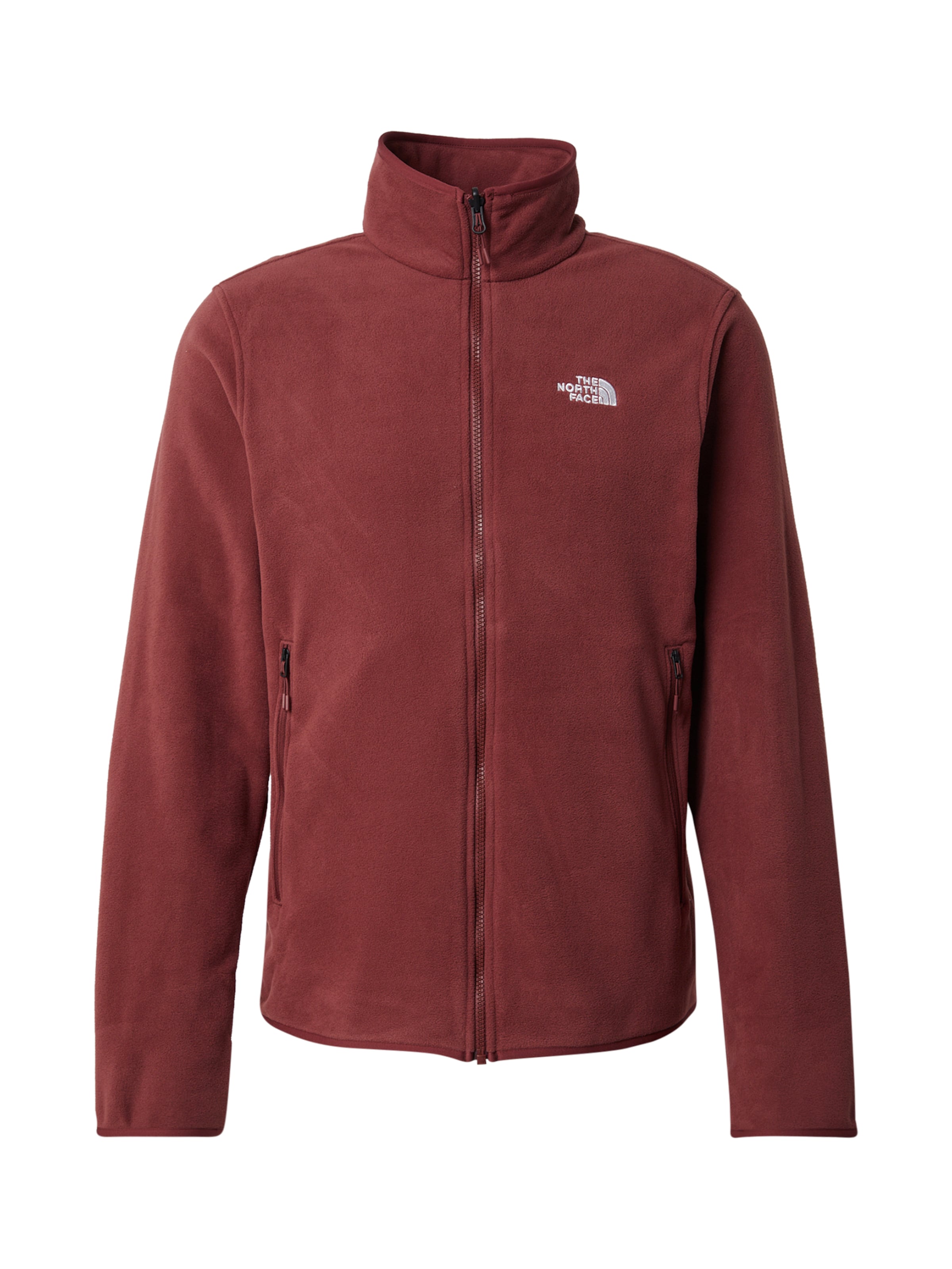 THE NORTH FACE Funktionsfleecejacke 'GLACIER' in Rot: Vorderseite