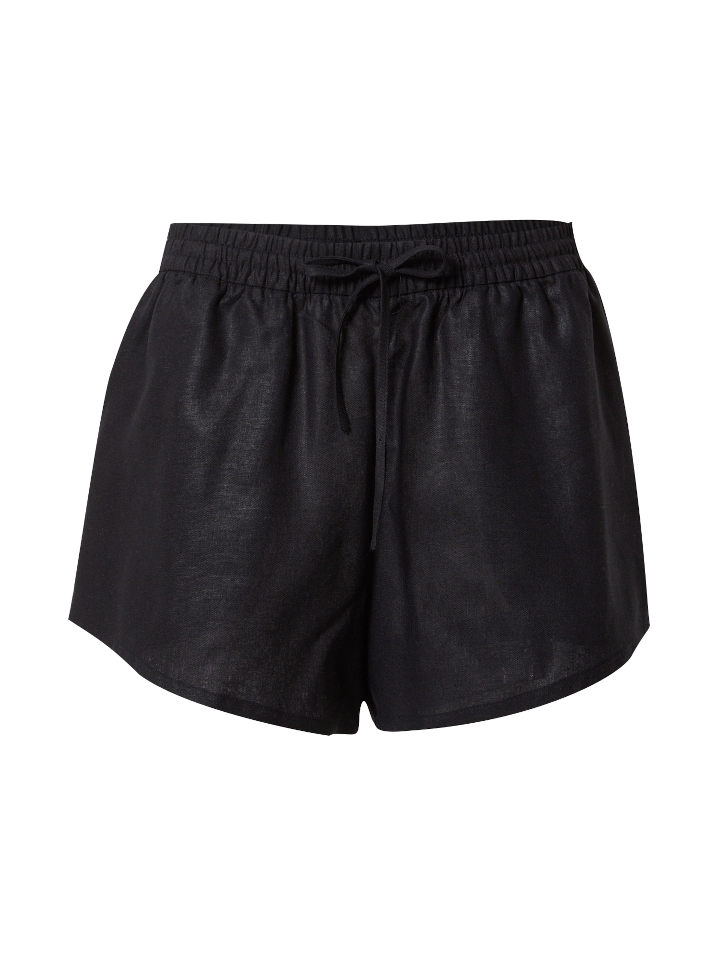 Regular Pantalon 'Tyler' WEEKDAY en noir : devant