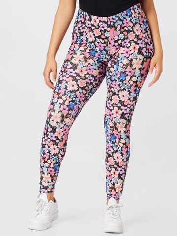 Zizzi Skinny Leggings 'Jadan' - vegyes színek: elől