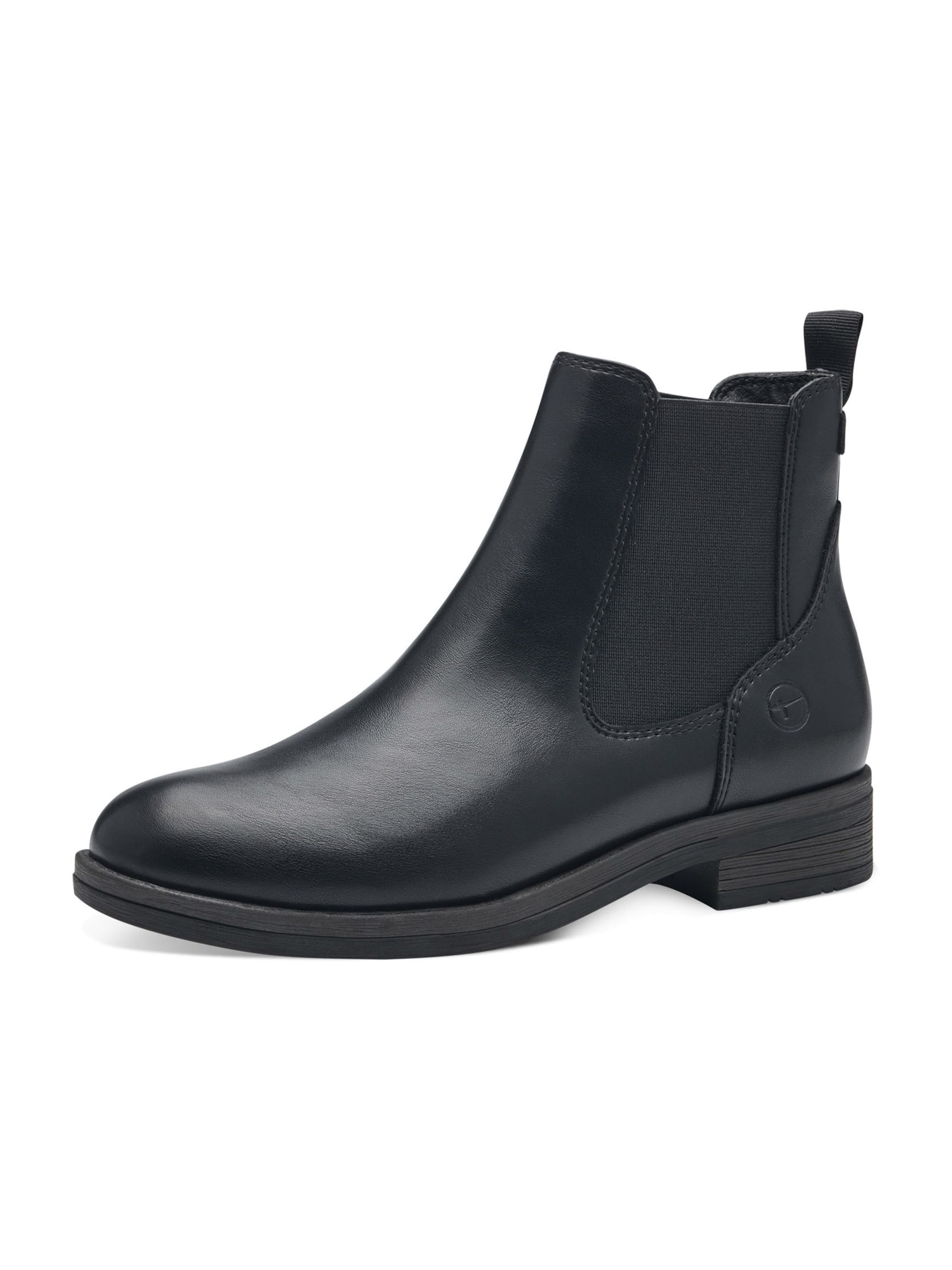 Tamaris Chelsea Boots in Schwarz: Vorderseite