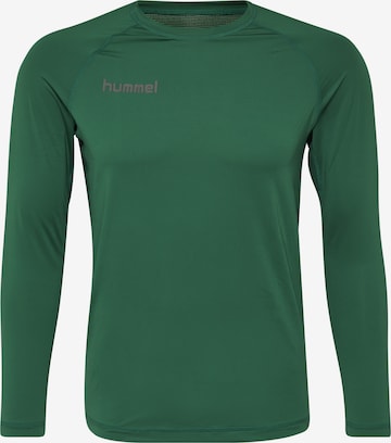 Hummel Functioneel shirt in Groen: voorkant