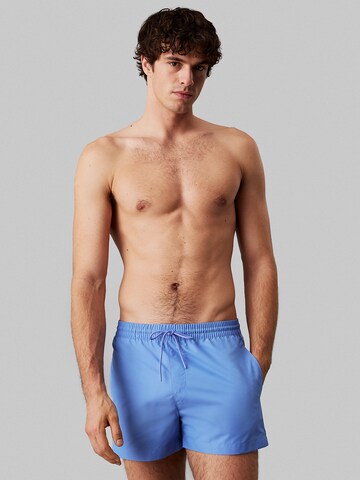 Calvin Klein Swimwear Zwemshorts in Blauw: voorkant