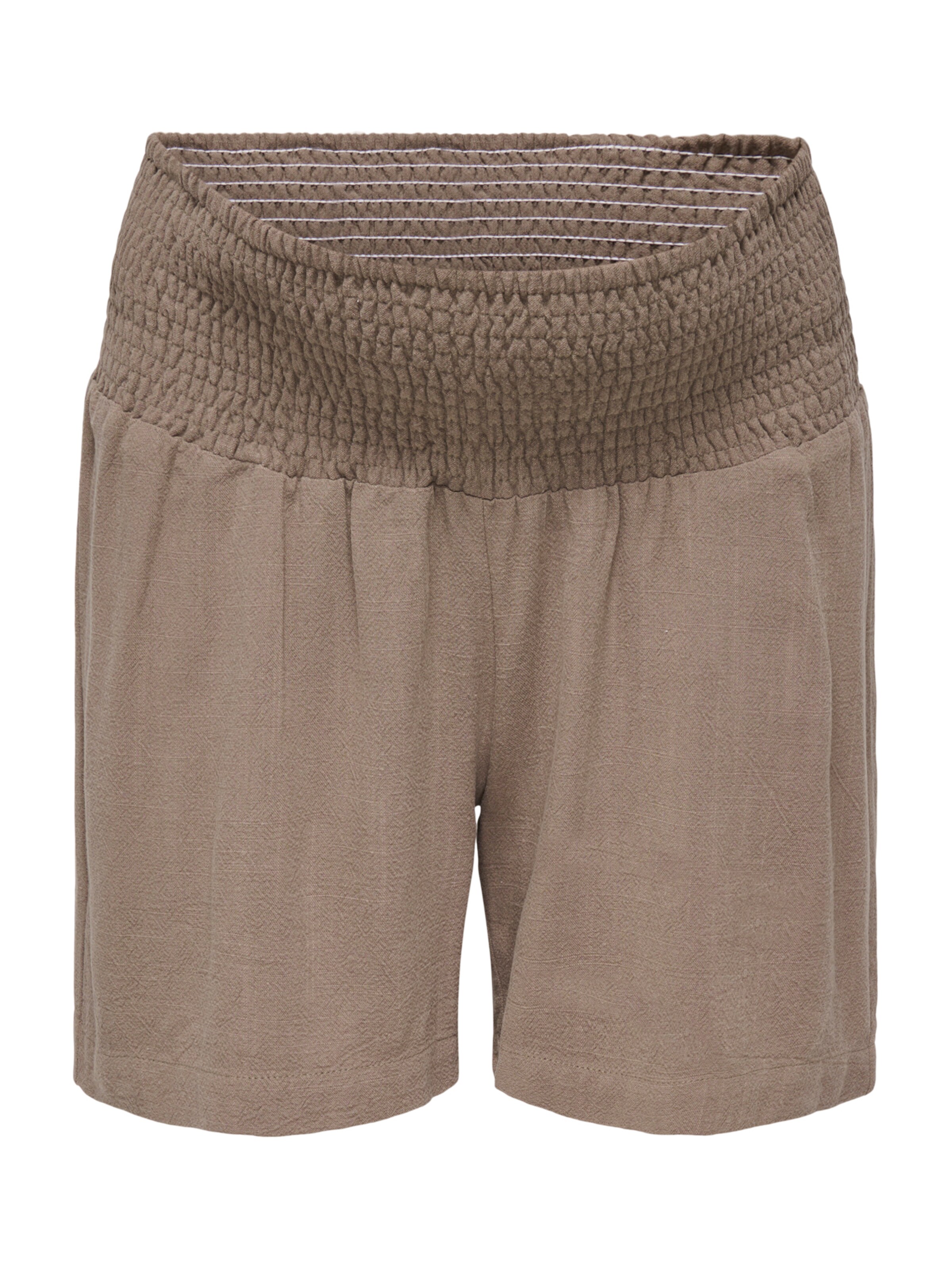 Only Maternity Regular Trousers 'OLMSIESTA' in Brown