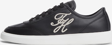 Sneaker low de la TOMMY HILFIGER pe negru: față