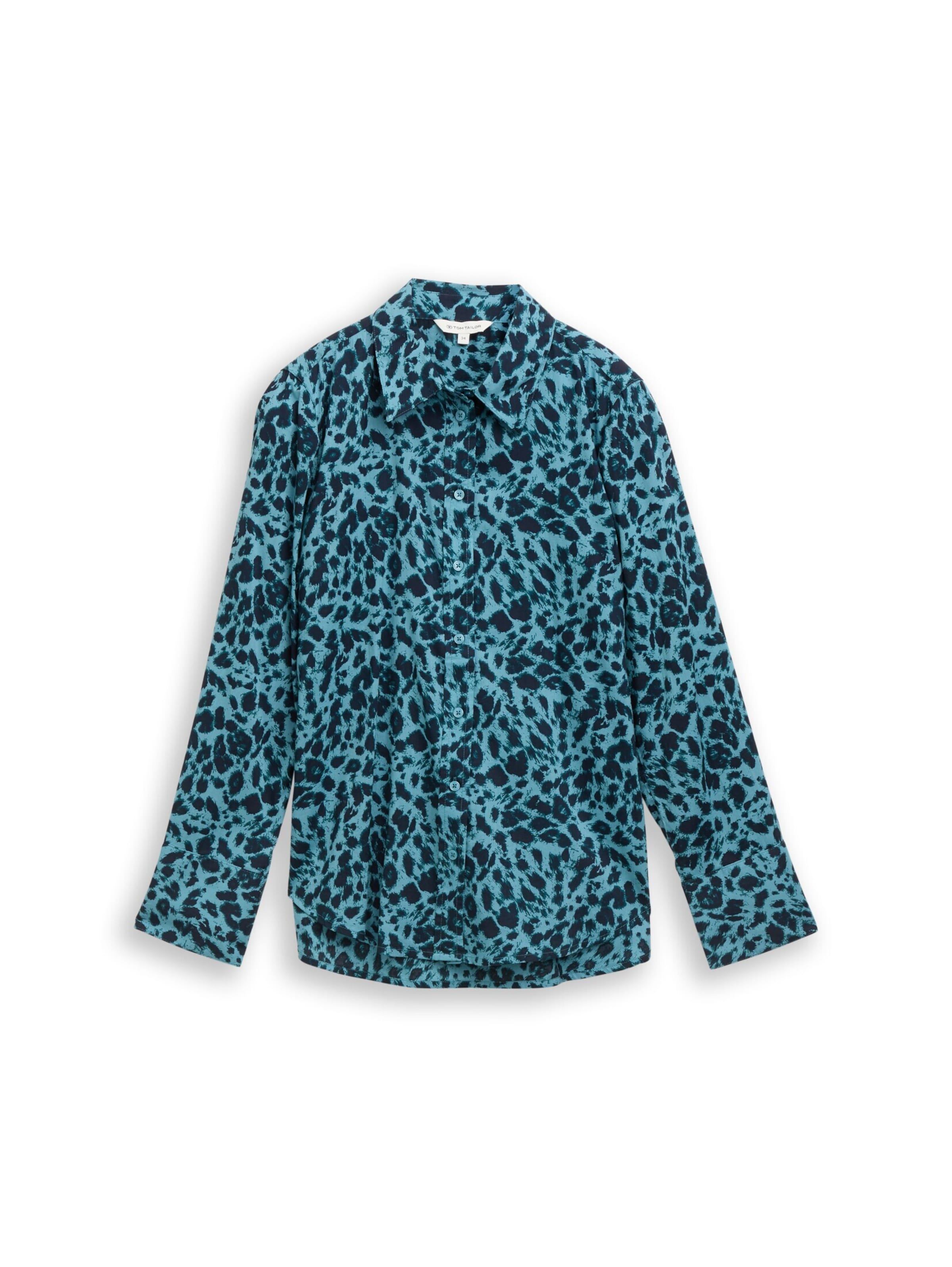 Chemisier TOM TAILOR en bleu : devant