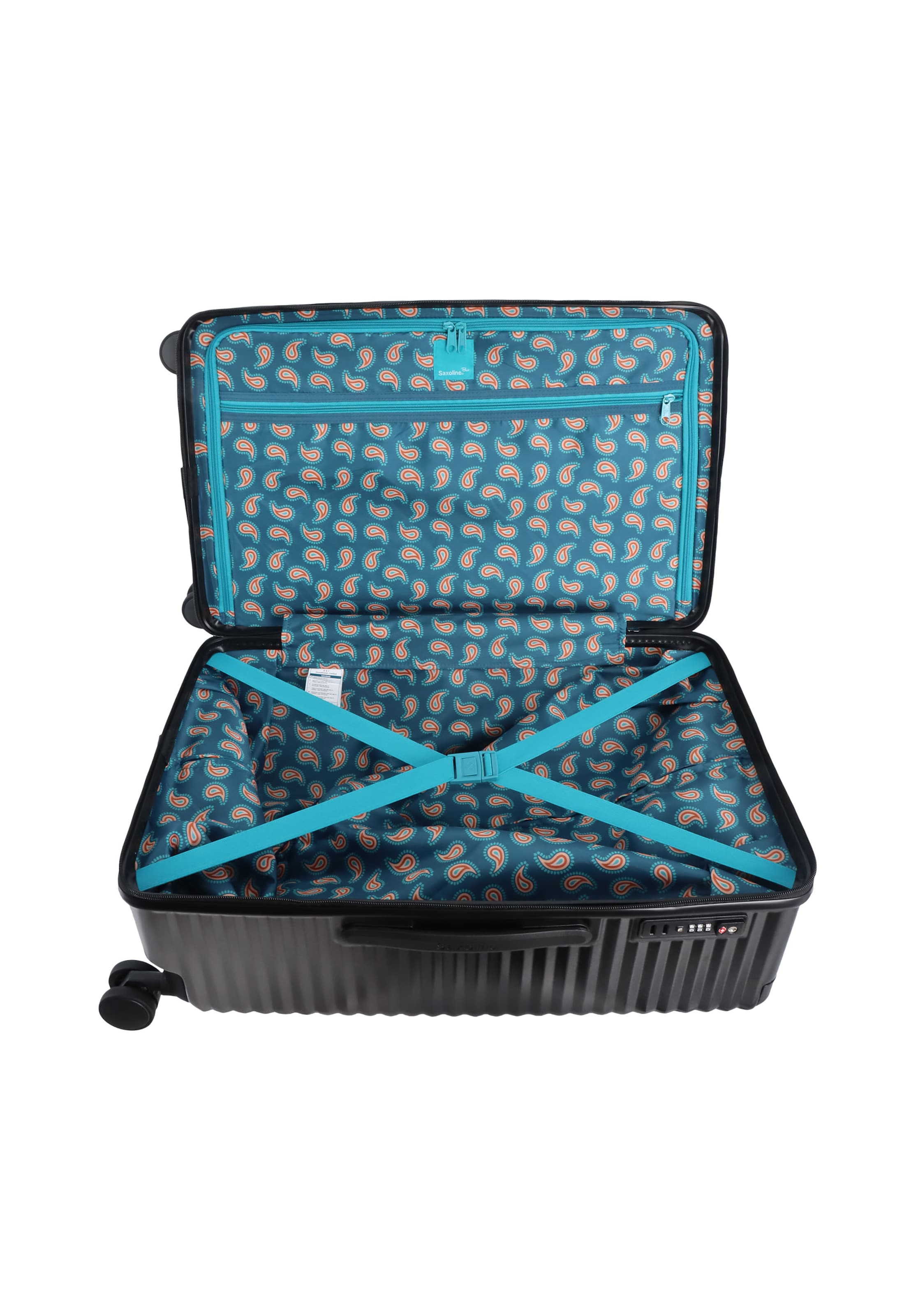 Saxoline Suitcase 'Elite Trunk' in Black