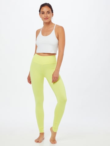 Hey Honey Skinny Workout Pants in Yellow