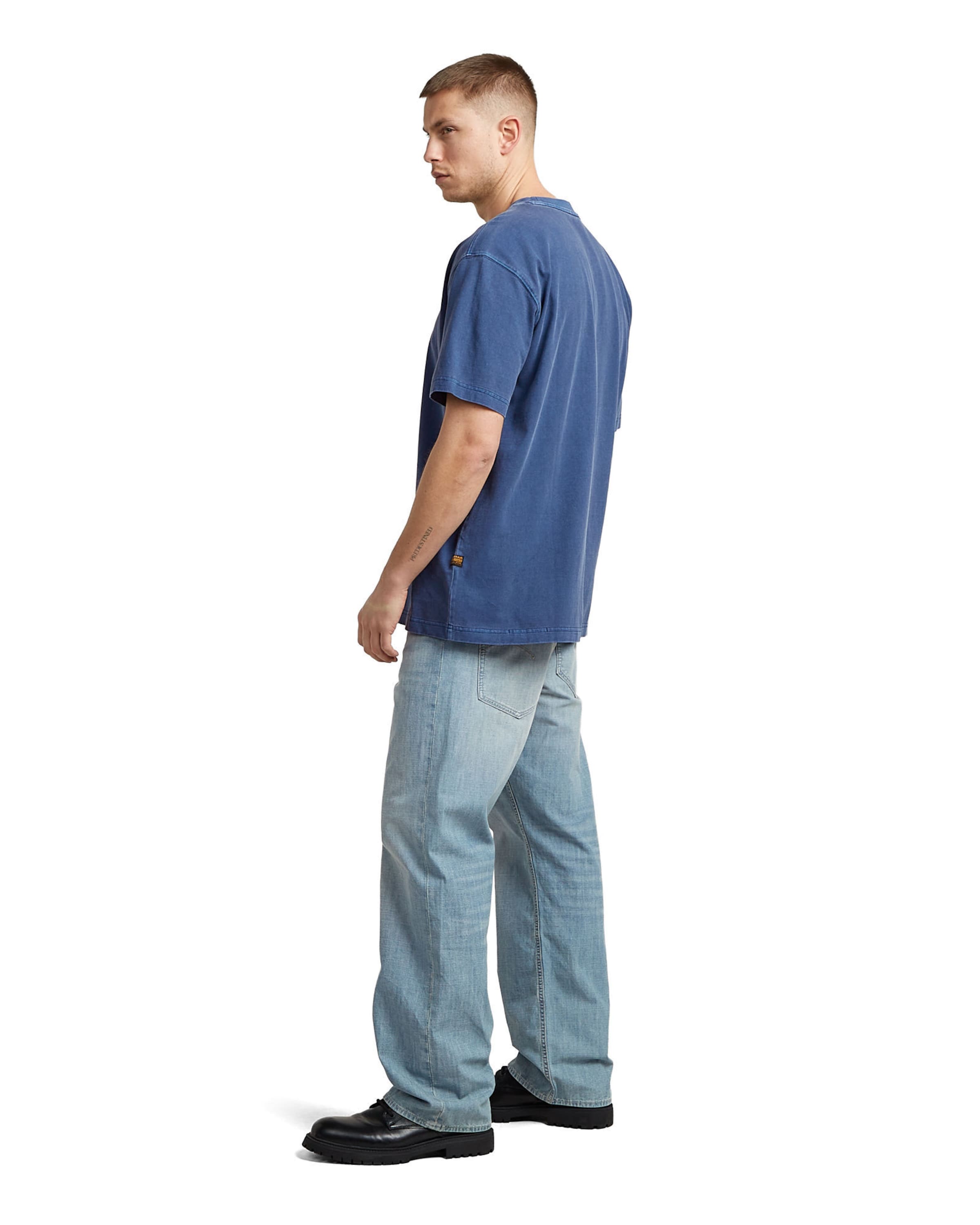 G-STAR Shirt 'Relaxed Base T-Shirt' in Blauw