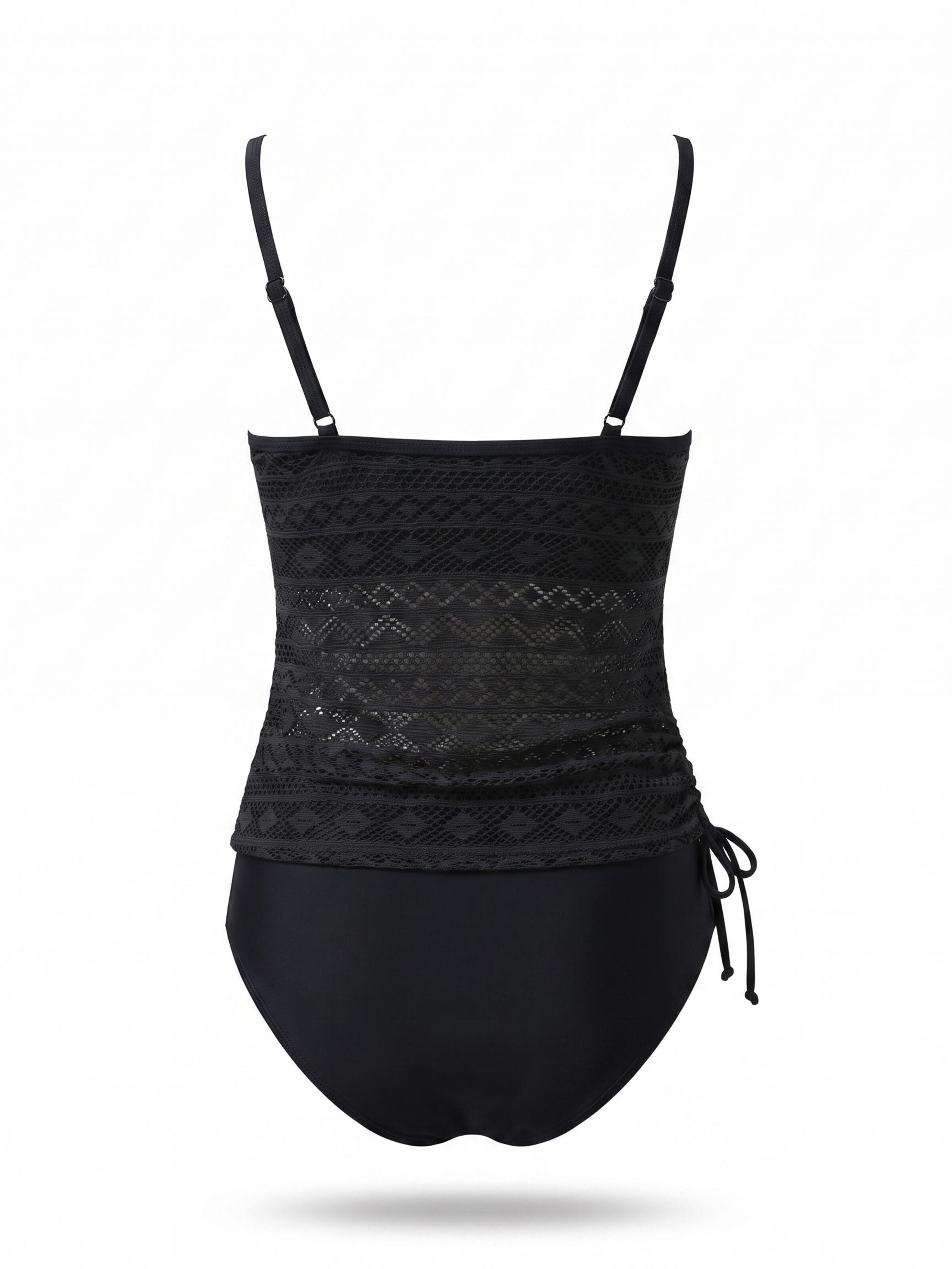 Cupshe Tankini 'Square neckline' in Black