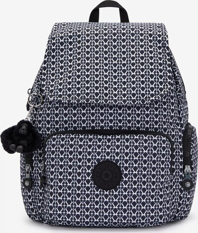 KIPLING Seljakott 'CITY ZIP' must / valge, Tootevaade