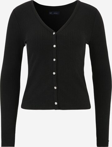 Gap Petite Knit Cardigan in Black: front