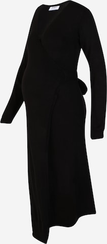 Dorothy Perkins Maternity Kootud kleit, värv must: eest vaates