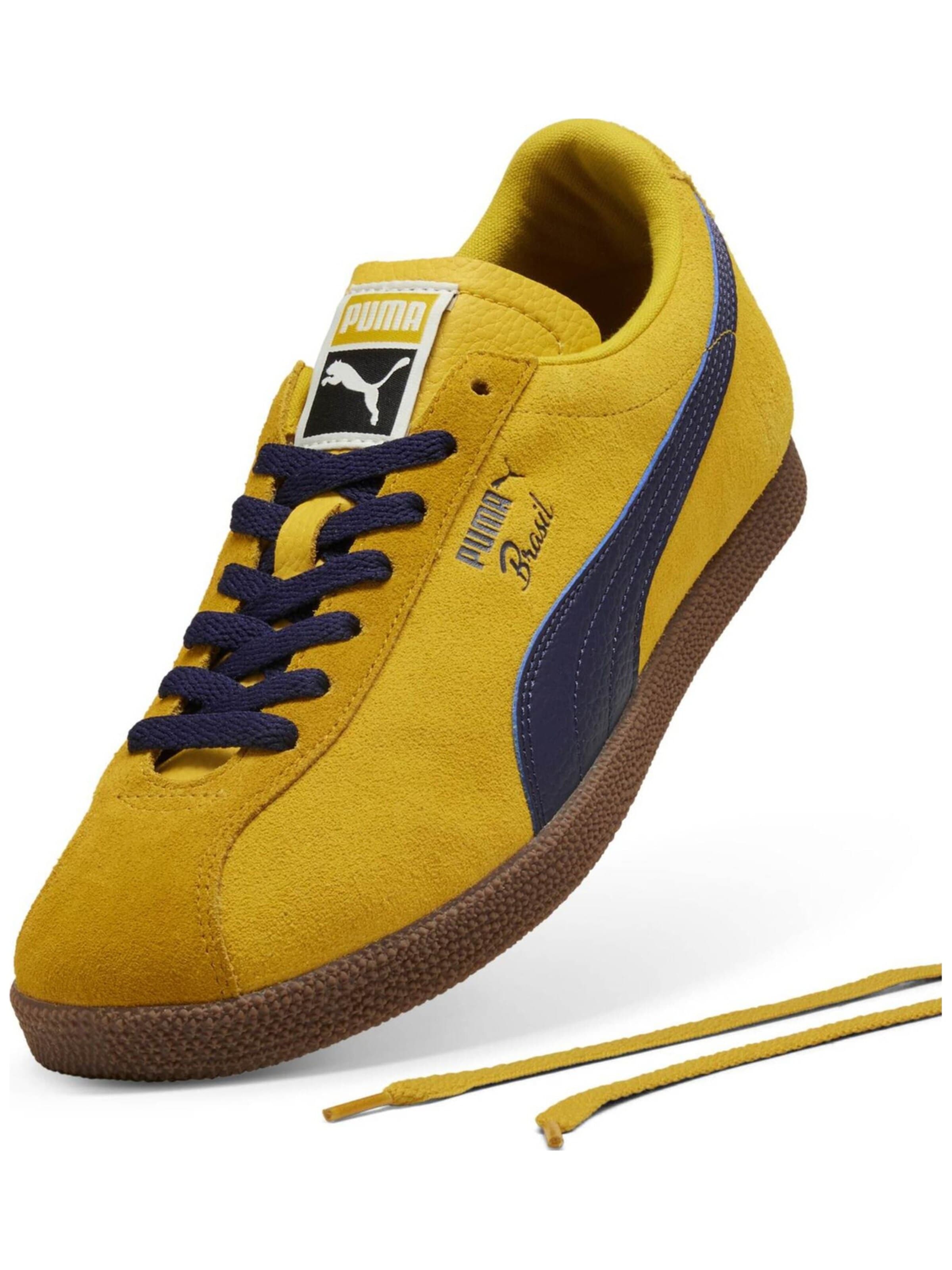 PUMA Sportschuh 'Brasil Lth' in Gelb