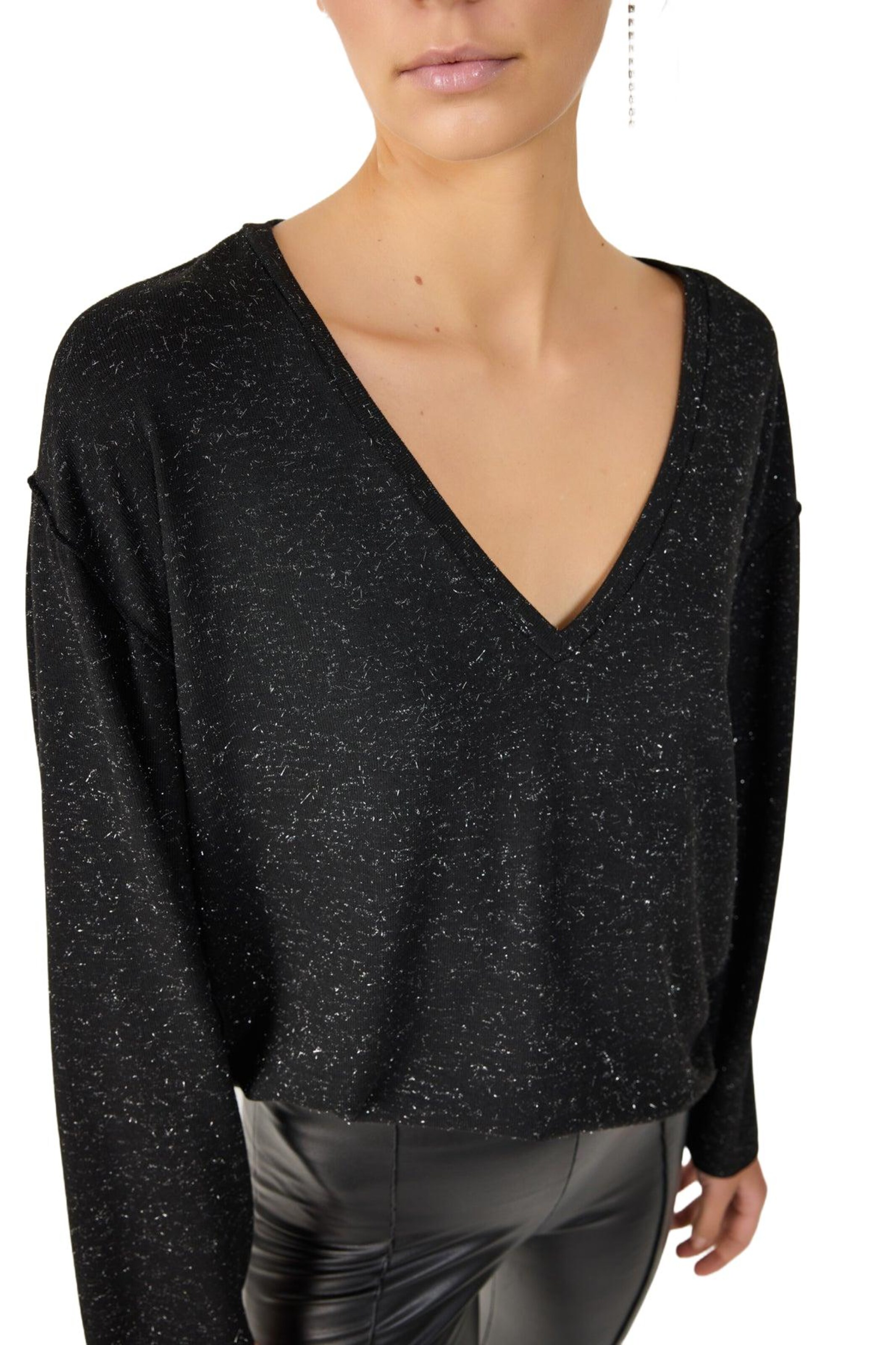 No Matter What Oversized trui in Zwart