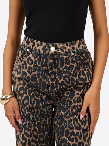 BRAVE SOUL Wide leg Jeans in Bruin