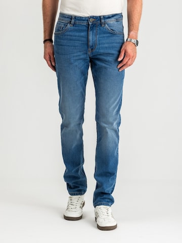 TOM TAILOR Slimfit Jeans 'Josh'‌‌‌‌ in Blau: Vorderseite